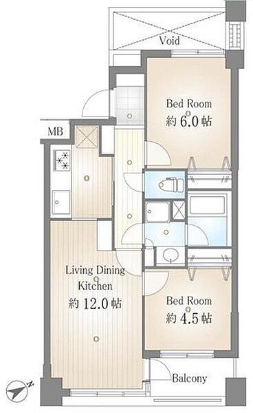 間取りを拡大表示