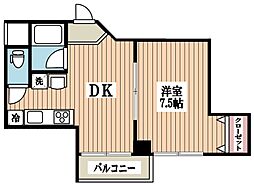 間取図画像 1DK