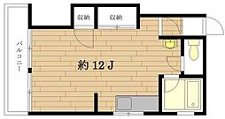 野崎ビル ワンルームの間取図画像