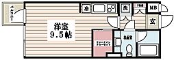 ルート四谷三丁目 ワンルームの間取図画像
