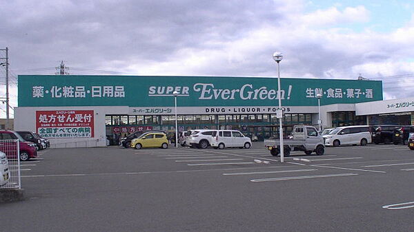 【スーパー】スーパーエバグリーン四ヶ郷店まで1086ｍ