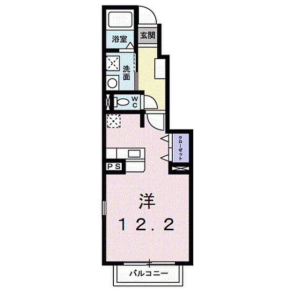 和歌山県和歌山市弘西(賃貸アパート1R・1階・32.90㎡)の写真 その2