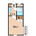 メゾンクレセール4階2.2万円