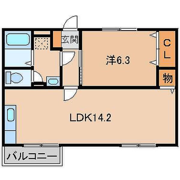 同じ建物の物件間取り写真 - ID:230028707044