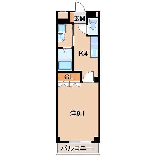 エルピスI ｜和歌山県橋本市北馬場(賃貸アパート1K・2階・31.02㎡)の写真 その2