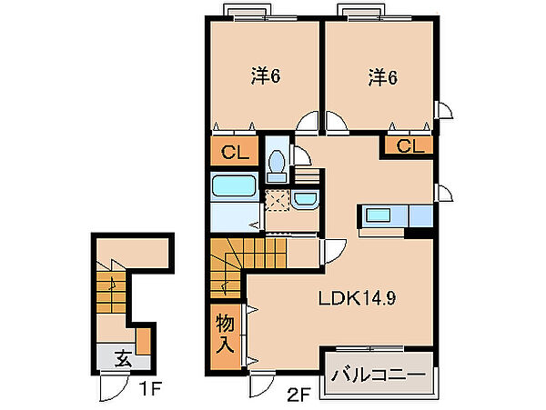 同じ建物の物件間取り写真 - ID:230028655360