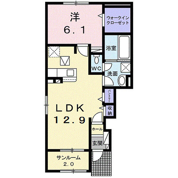 同じ建物の物件間取り写真 - ID:230028706421