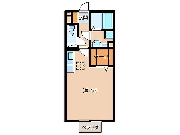 ＨＯＬＬｉ ｜和歌山県和歌山市布引(賃貸アパート1R・1階・30.27㎡)の写真 その2