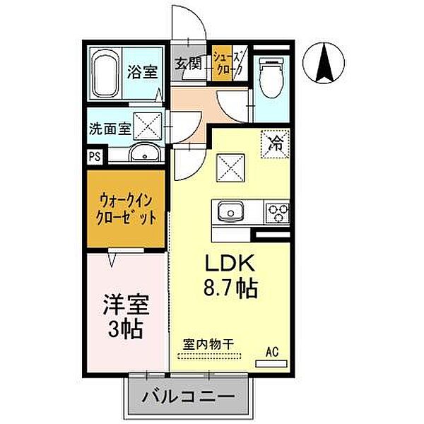 D-room東高松II ｜和歌山県和歌山市東高松2丁目(賃貸アパート1LDK・1階・33.39㎡)の写真 その2