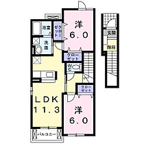 ベル アンジュ  ｜ 和歌山県橋本市隅田町中下（賃貸アパート2LDK・2階・58.48㎡） その2