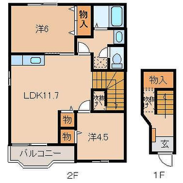 同じ建物の物件間取り写真 - ID:230028850625