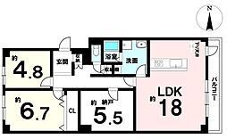 間取図画像 2SLDK