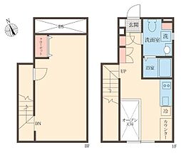 プラチナフォルム蒲田 1階1DKの間取り