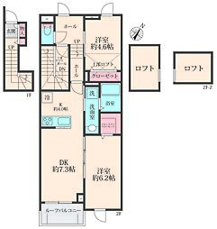 Familie 2LDKの間取図画像