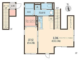 cozy KAI 1LDKの間取図画像