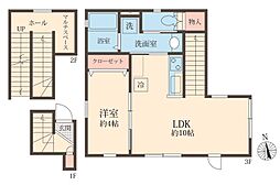 cozy KAI 1LDKの間取図画像