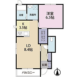 間取図画像 1LDK