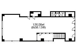 JPレジデンス新大宮 2階ワンルームの間取り