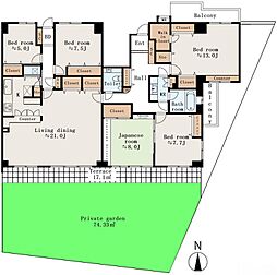 間取図画像 5LDK