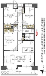 ファミールハイツ上野芝　II番館