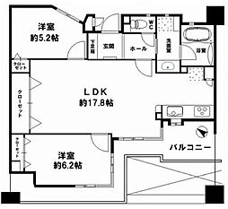 ラフィーナ堺・光明池 2LDKの間取図画像