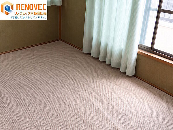 【和室1】◆バルコニーに面しているので明るく風通しの良いお部屋です◆2面採光のお部屋は、陽の当たる時間が長く冬でもあたたかいですよ♪