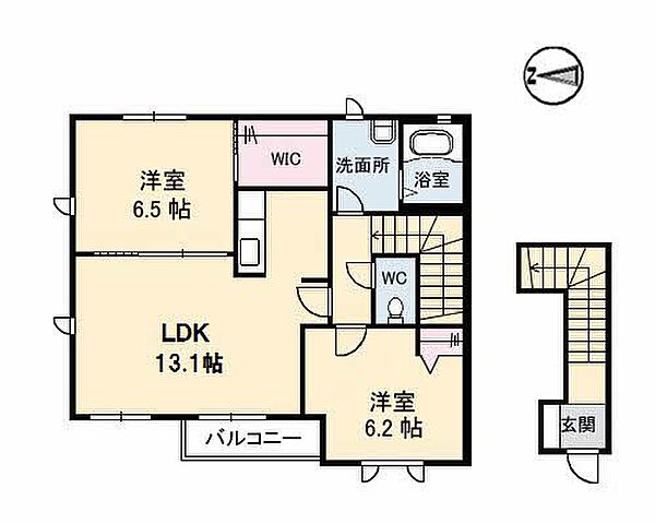 同じ建物の物件間取り写真 - ID:231504549504