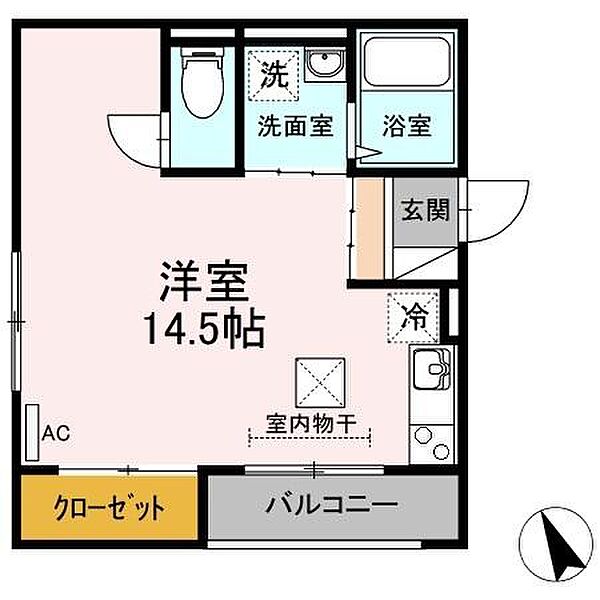 レセンテSFK　B棟 101｜鳥取県米子市道笑町3丁目(賃貸アパート1R・1階・35.31㎡)の写真 その2