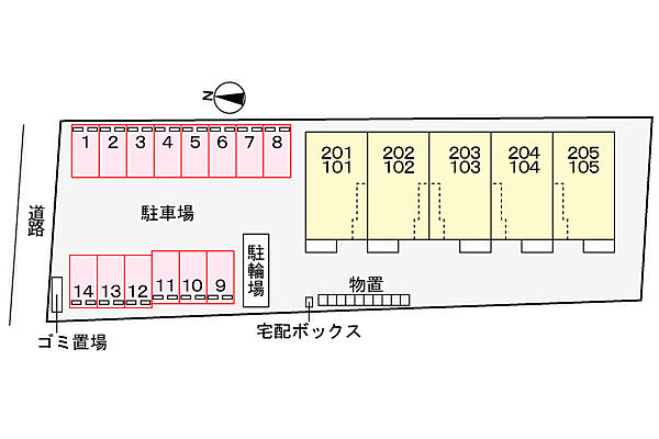 レスポアール 102｜鳥取県境港市芝町(賃貸アパート1LDK・1階・50.05㎡)の写真 その15