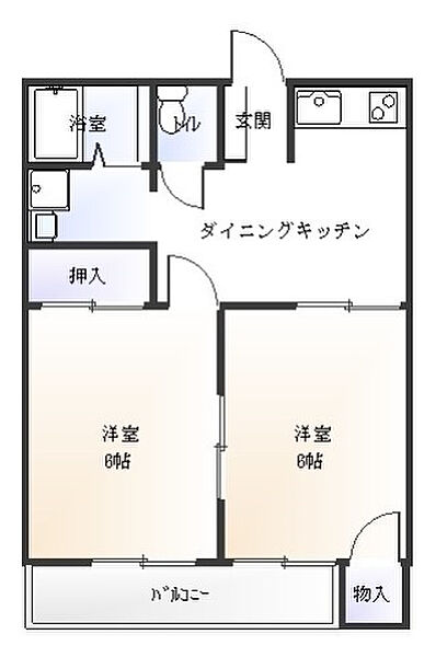 同じ建物の物件間取り写真 - ID:231505190166