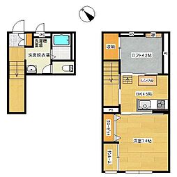 リブ・ストーン 1DKの間取図画像