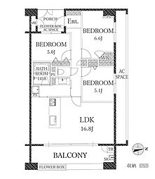 アルス日吉本町 3LDKの間取図画像