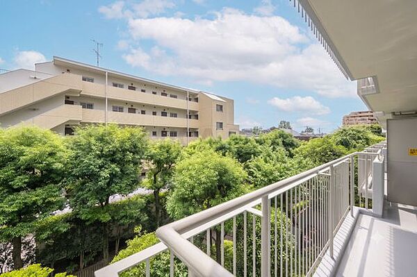 窓からは自然と緑が溢れる住空間。