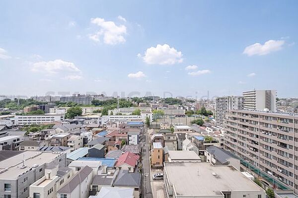 11階から望む、開けた眺望が魅力的です。