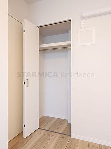 各部屋に収納があるのはうれしいポイント。