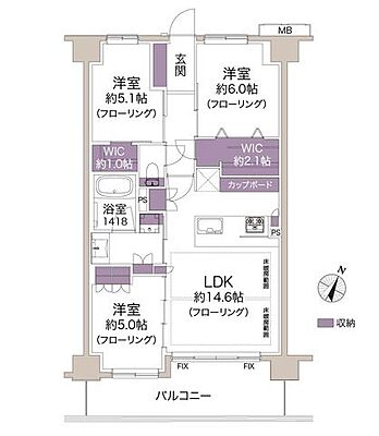 間取り ヴェレーナ浦和ザ・ハウス 3階/-