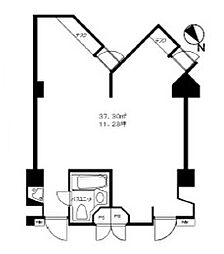 ビラモデルナの間取図画像