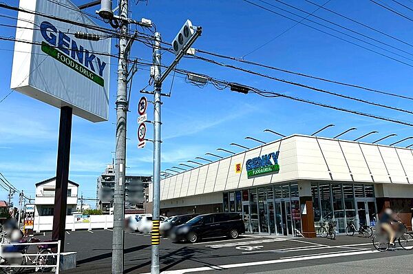 ゲンキーあま木田店　　　　　　距離約640ｍ