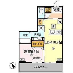 間取図画像 1LDK