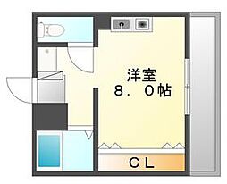 JR高徳線 昭和町駅 徒歩5分の賃貸マンション 4階ワンルームの間取り