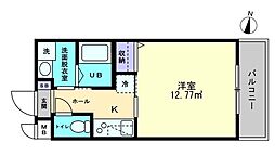 Ｌａｖｉｔａ扇町〜ラヴィータ扇町〜 4階1Kの間取り