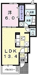間取図画像 1LDK