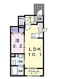 間取図画像 1LDK