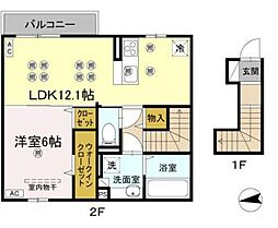 M-ONE丸の内 1LDKの間取図画像
