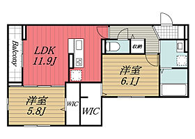 千葉県千葉市中央区稲荷町1丁目（賃貸アパート1LDK・1階・59.93㎡） その2