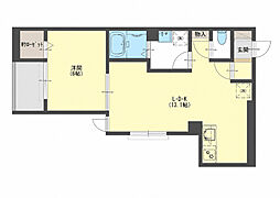 シトラス9 1LDKの間取図画像