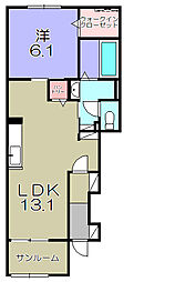 間取図画像 1LDK