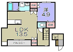 グッドライフステージ小泉 1LDKの間取図画像