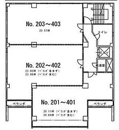 新大阪生原ビルの間取図画像