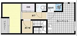 CASAAsteria天満2の間取図画像